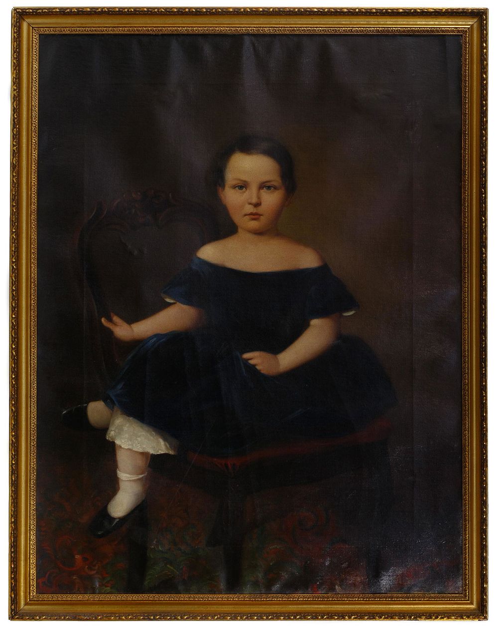 Lot 405: Unknown Artist (American, 19th Century) Oil on Canvas
