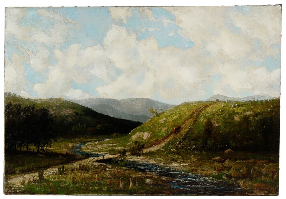 Lot 410: Charles Peck (American, 1827-1900) Oil on Canvas