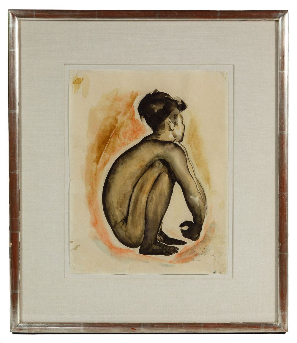 Lot 412: William Spratling (American, 1900-1967) Watercolor on