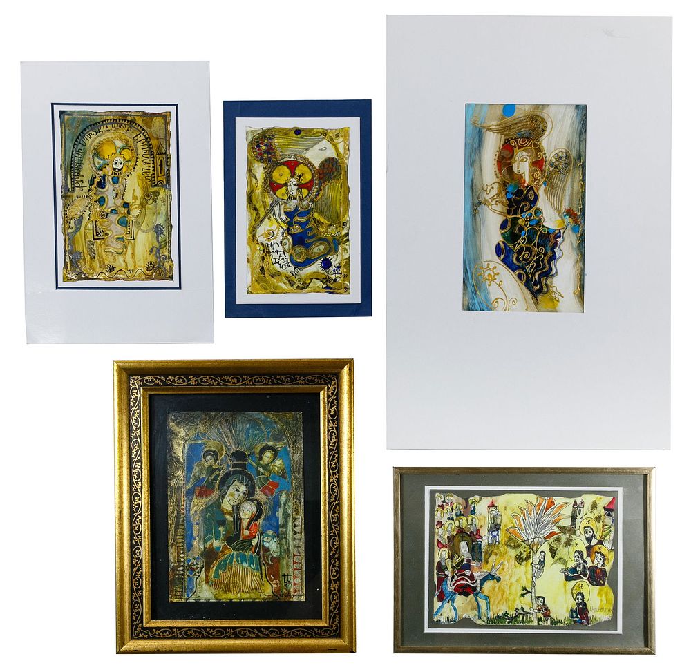 Lot 426: Edouard Edigarian (Armenian, b.1943) Mixed Media