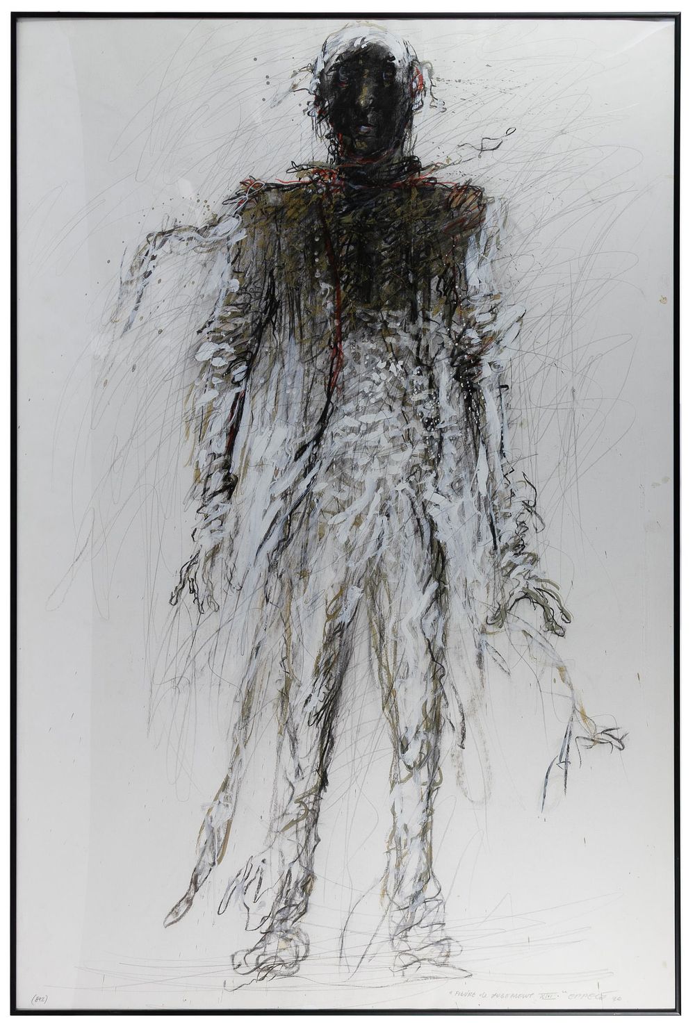Lot 434: Gerard Eppele (French, b.1929) 'Figure of Jugement