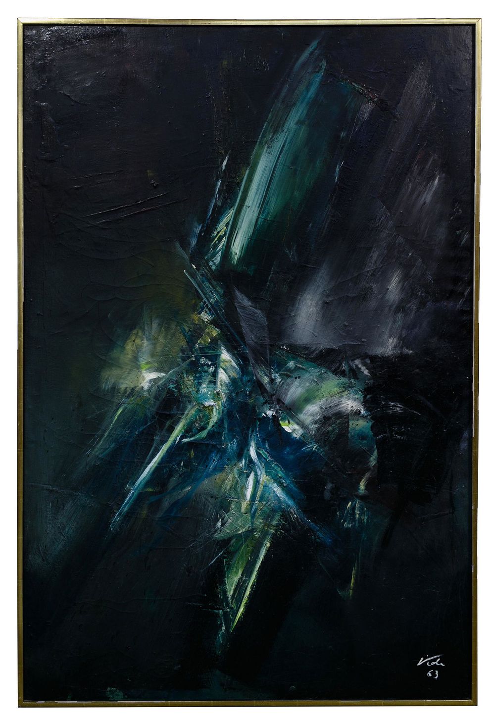 Lot 443: Manuel Viola (Spanish, 1916-1987) 'Orilla del Agua' Oil