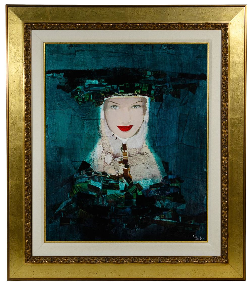 Lot 450: Richard Burlet (French, b.1957) 'Venetian Smile' Mixed
