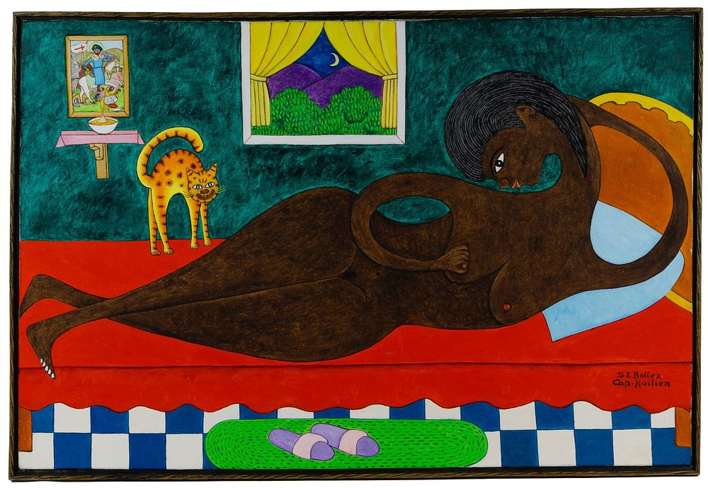 Lot 456: Seymour Etienne Bottex (Haitian, 1922-2016) Oil on