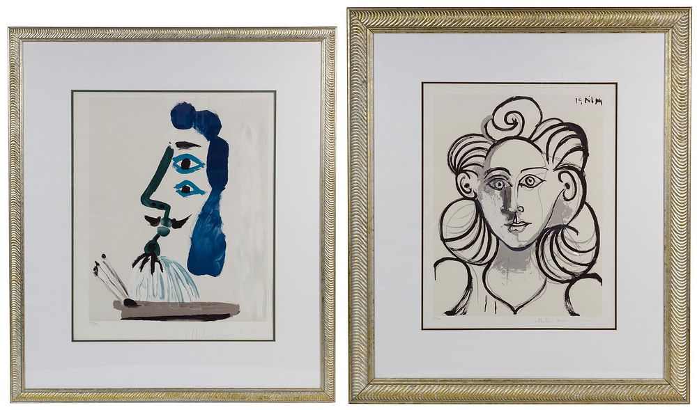 Lot 470: (After) Pablo Picasso Estate-Signed Lithographs