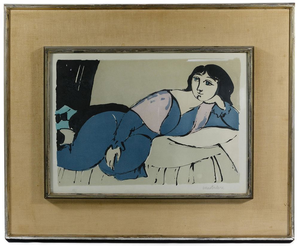 Lot 473: Domenico Cantatore (Italian, 1906-1998) Lithograph