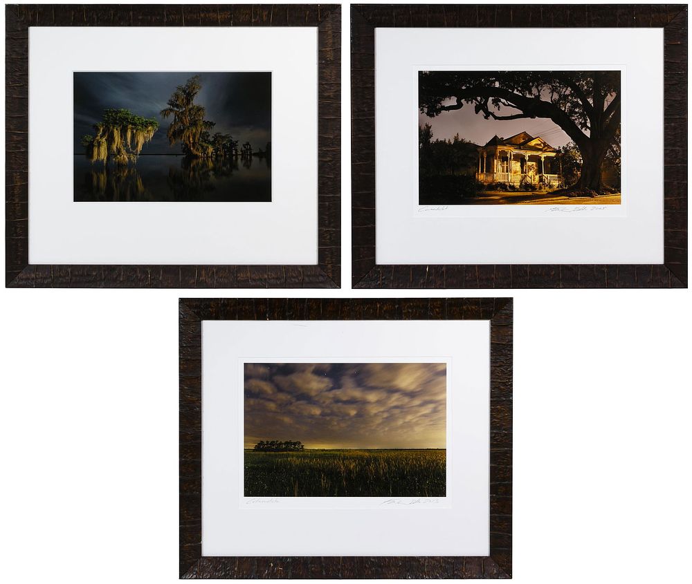 Lot 512: Frank Relle (American, b.1976) 'Nightscapes' and