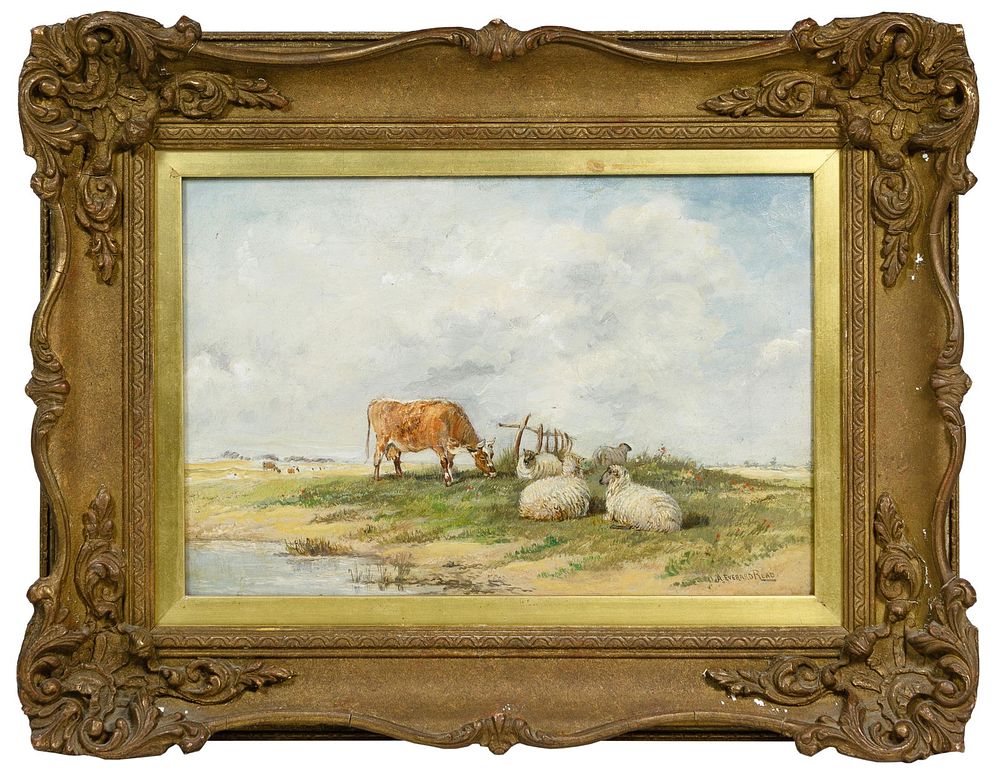 Lot 538: Albert Everard Read (South African, 1872-1919) Oil on