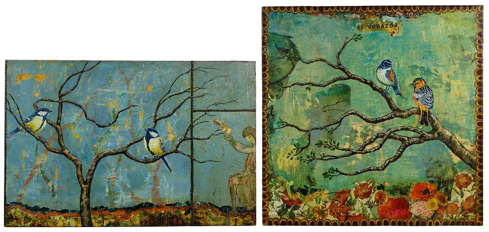 Lot 558: Unknown Artist (American, 20th Century) 'El Corazon'