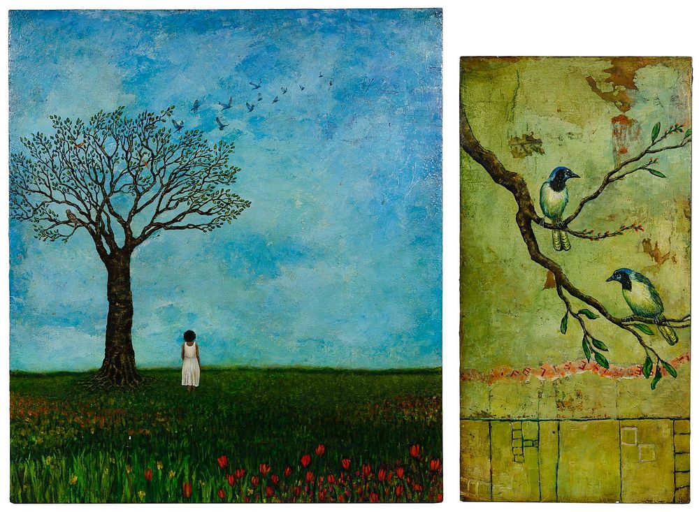 Lot 563: Unknown Artist (American, 20th Century) Oil on Panel