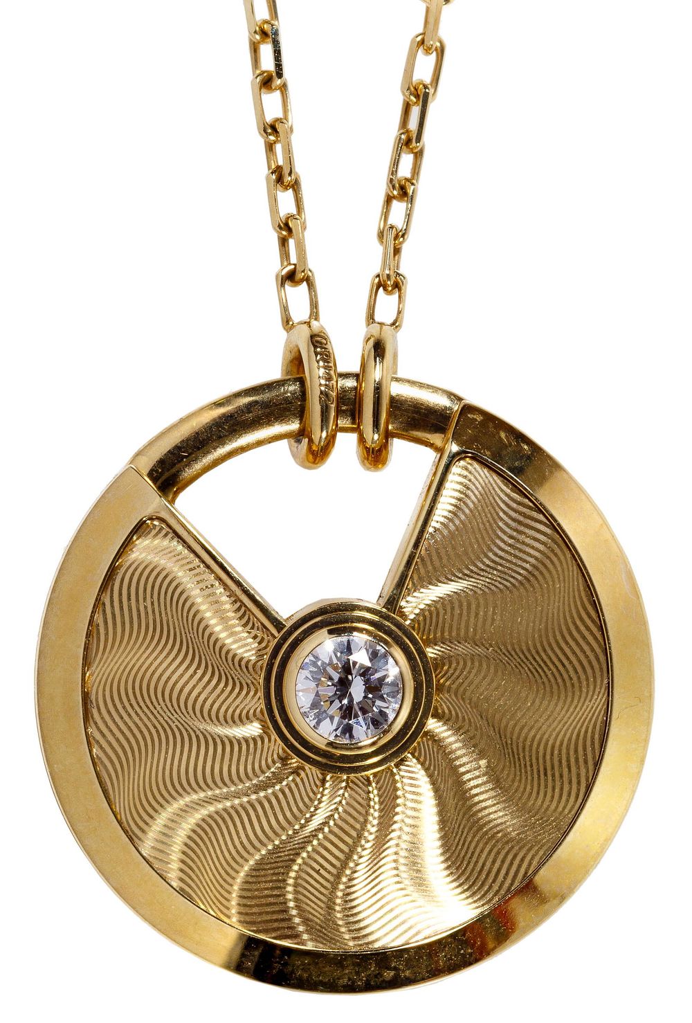 Lot 582: Cartier 18k Yellow Gold and Diamond 'Amulette de