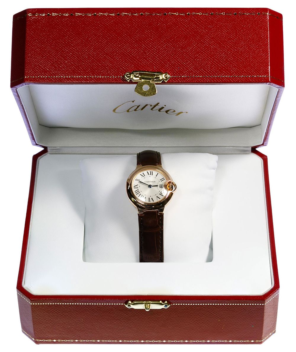 Lot 590: Cartier 18k Pink Gold 'Ballon Bleu de Cartier'