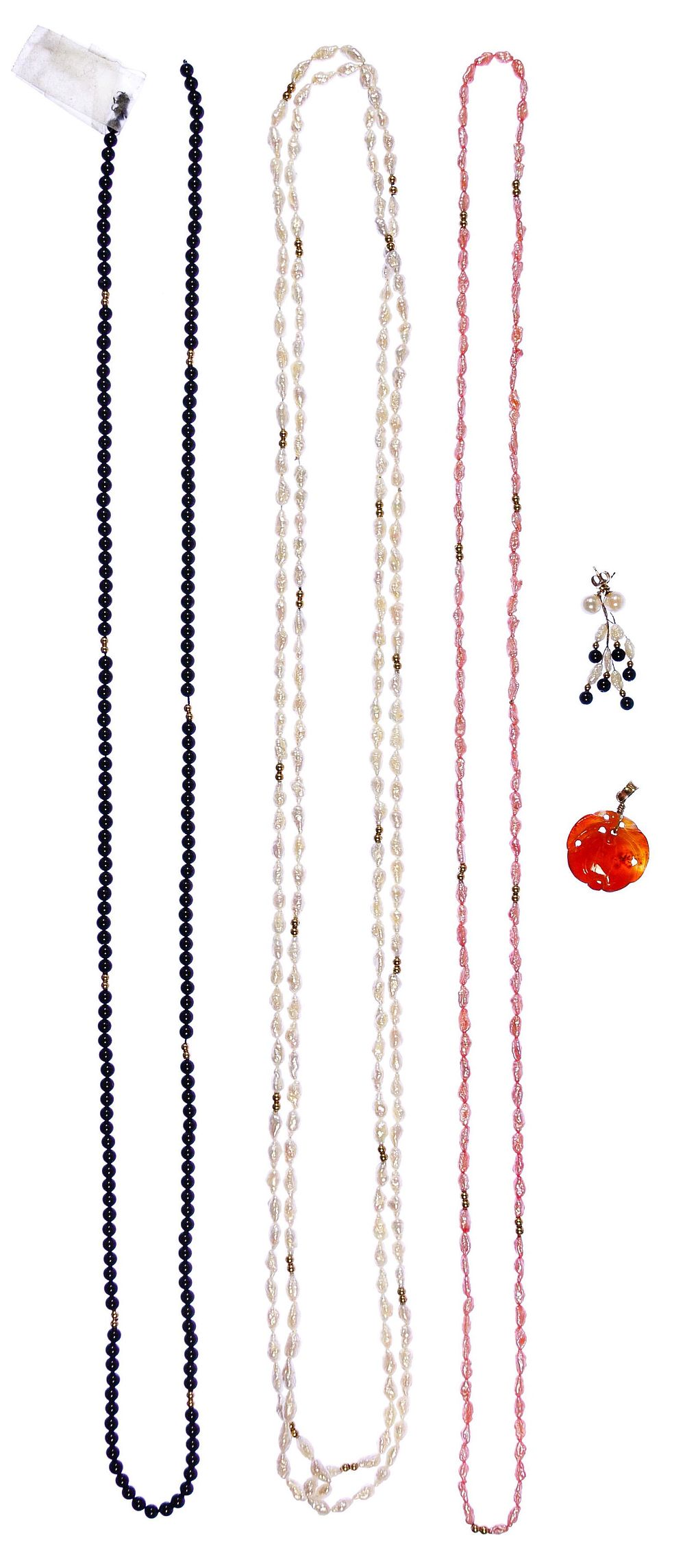 Lot 666: 14k Gold and Pearl Jewelry Assortment