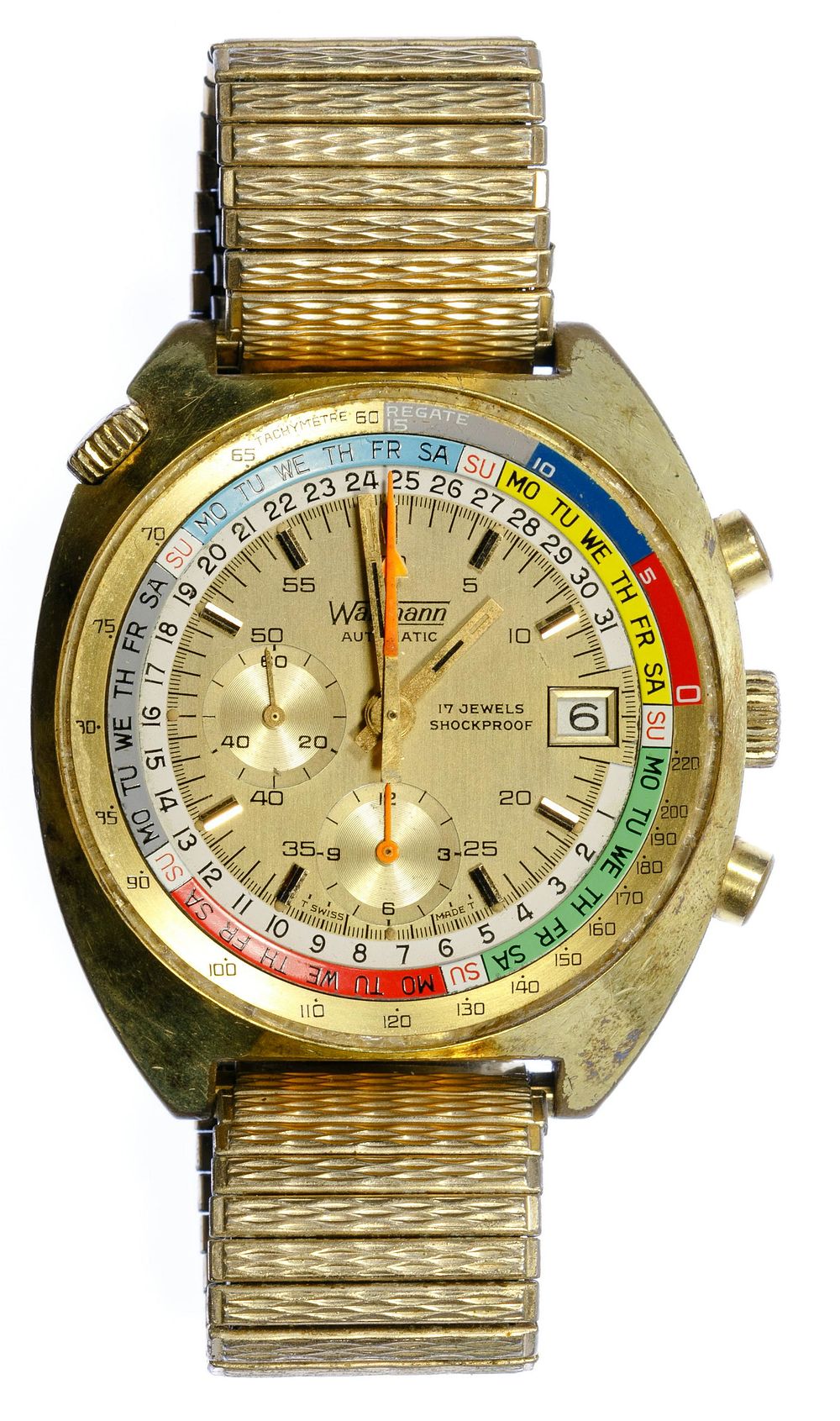 Lot 692: Wakmann Automatic Regatta Chronograph Calendar Wrist
