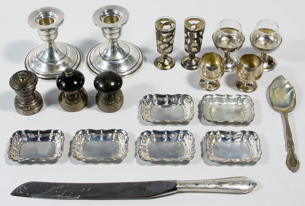 Lot 720: Sterling Silver Hollowware Assortment