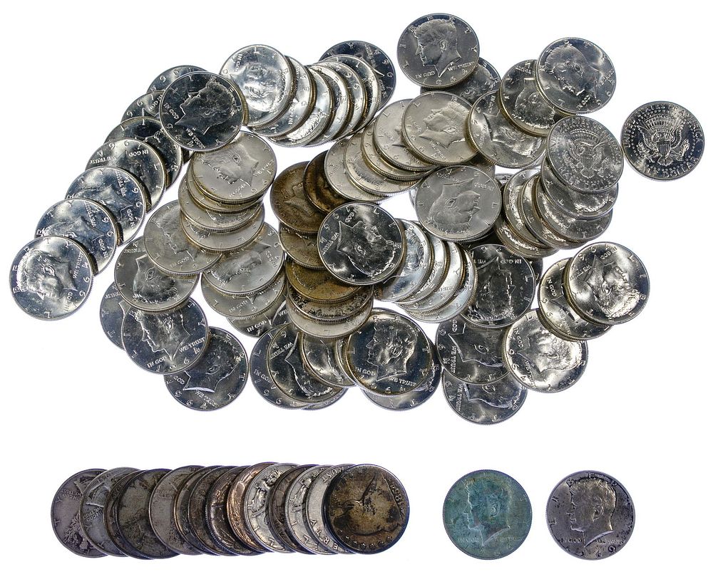 Lot 739: Kennedy 50c Silver Assortment