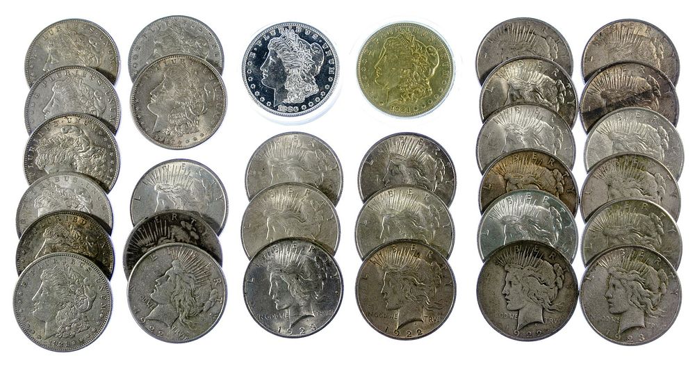 Lot 741: Morgan and Peace $1 Assortment