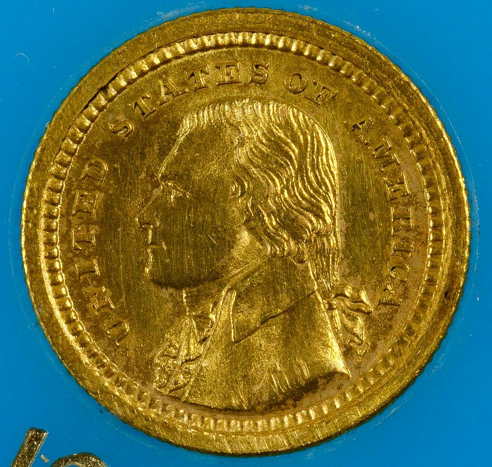 Lot 742: 1903 $1 Gold Louisiana Purchase Exposition Jefferson
