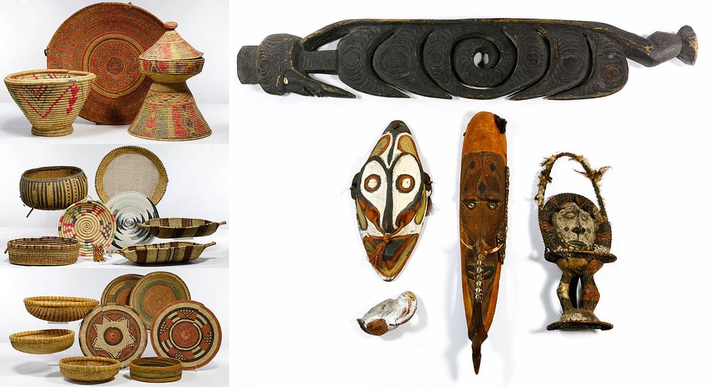 Lot 183: Ethnographic Basket Assortment