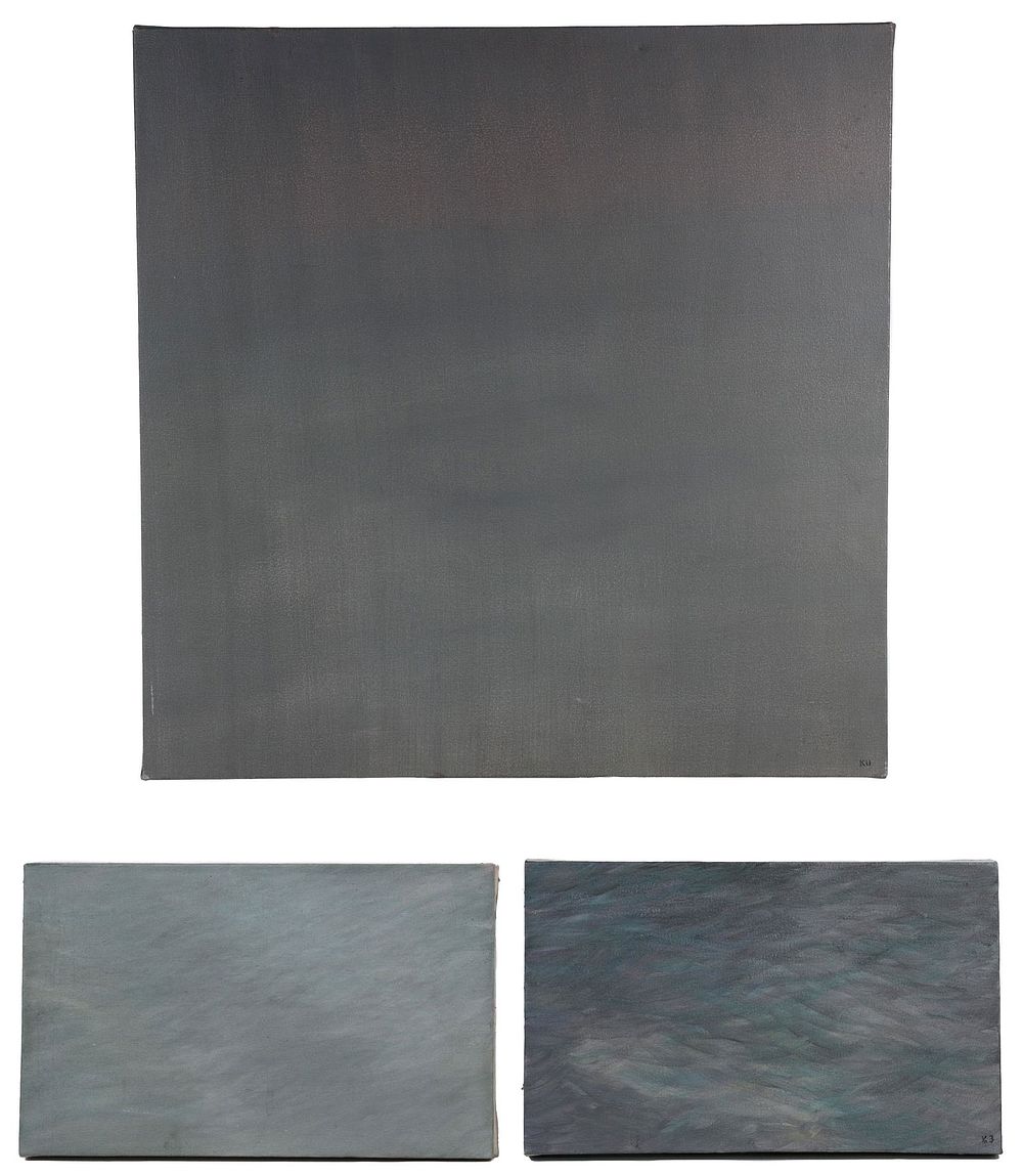 Lot 207: Elaine 'Bebe' Krimmer Brams (American, 1930-2014) Oils