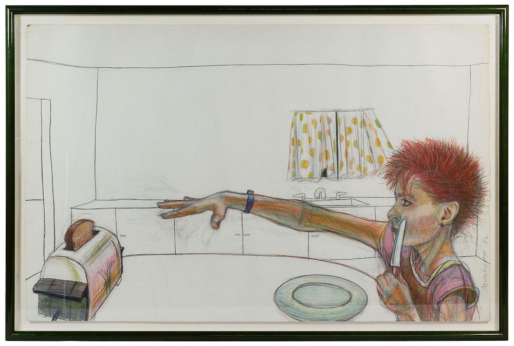 Lot 220: Jody Mussoff (American, b.1952) 'Woman with Toaster'