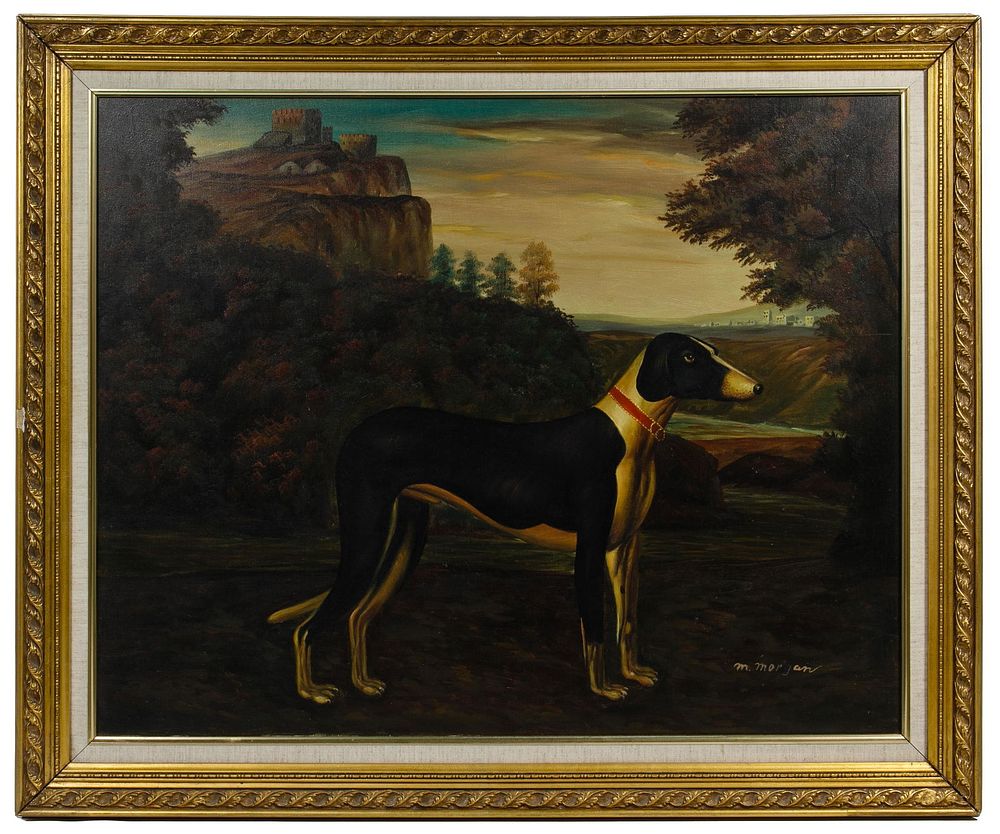 Lot 226: M. Morgan (American, 20th Century) Oil on Canvas