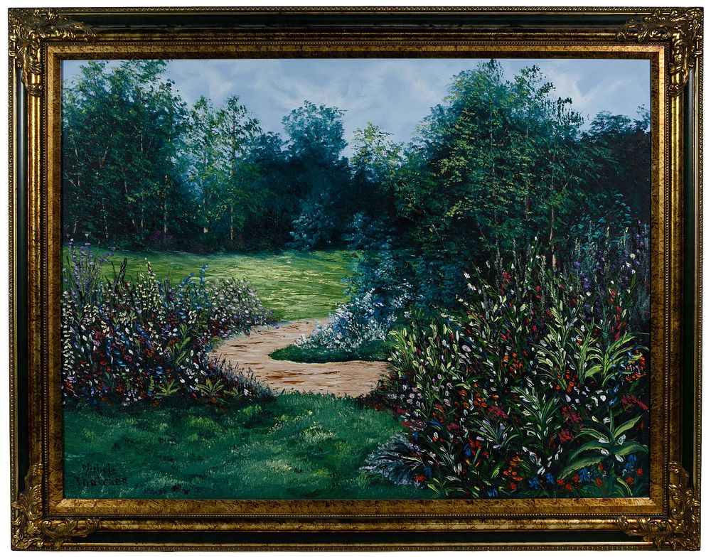 Lot 229: Michele Thatcher (American, 20th Century) Oil on Canvas