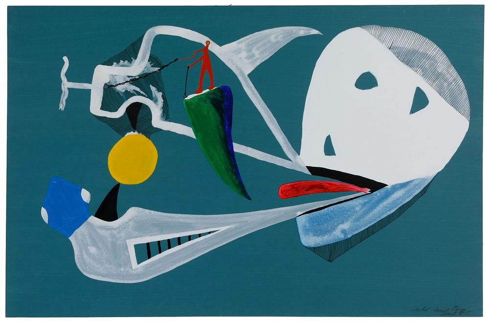 Lot 236: Stuart Buehler (American, b.1945) 'Aborted Desert Trip'