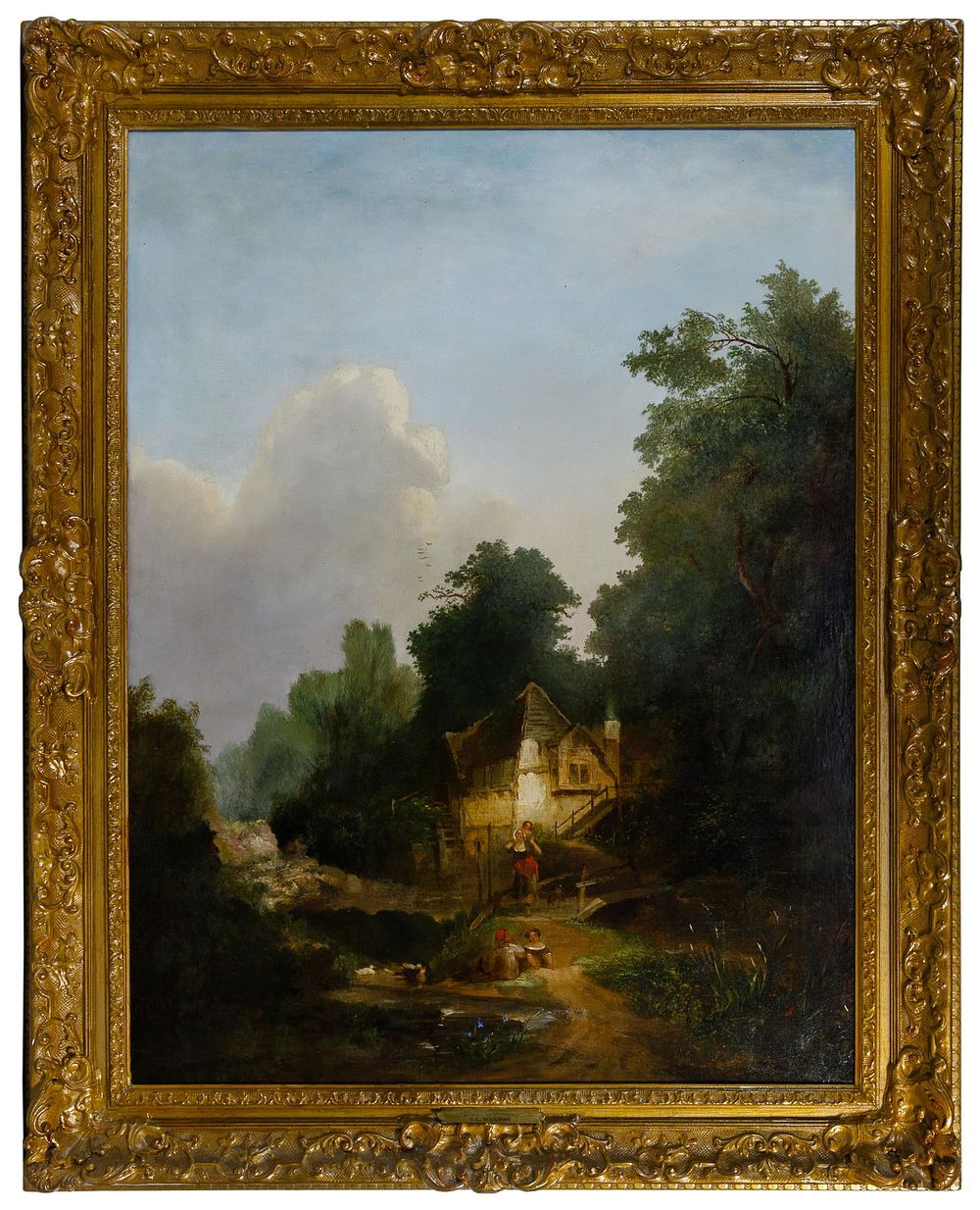 Lot 250: Edward Charles Williams (British, 1807-1881), Oil on