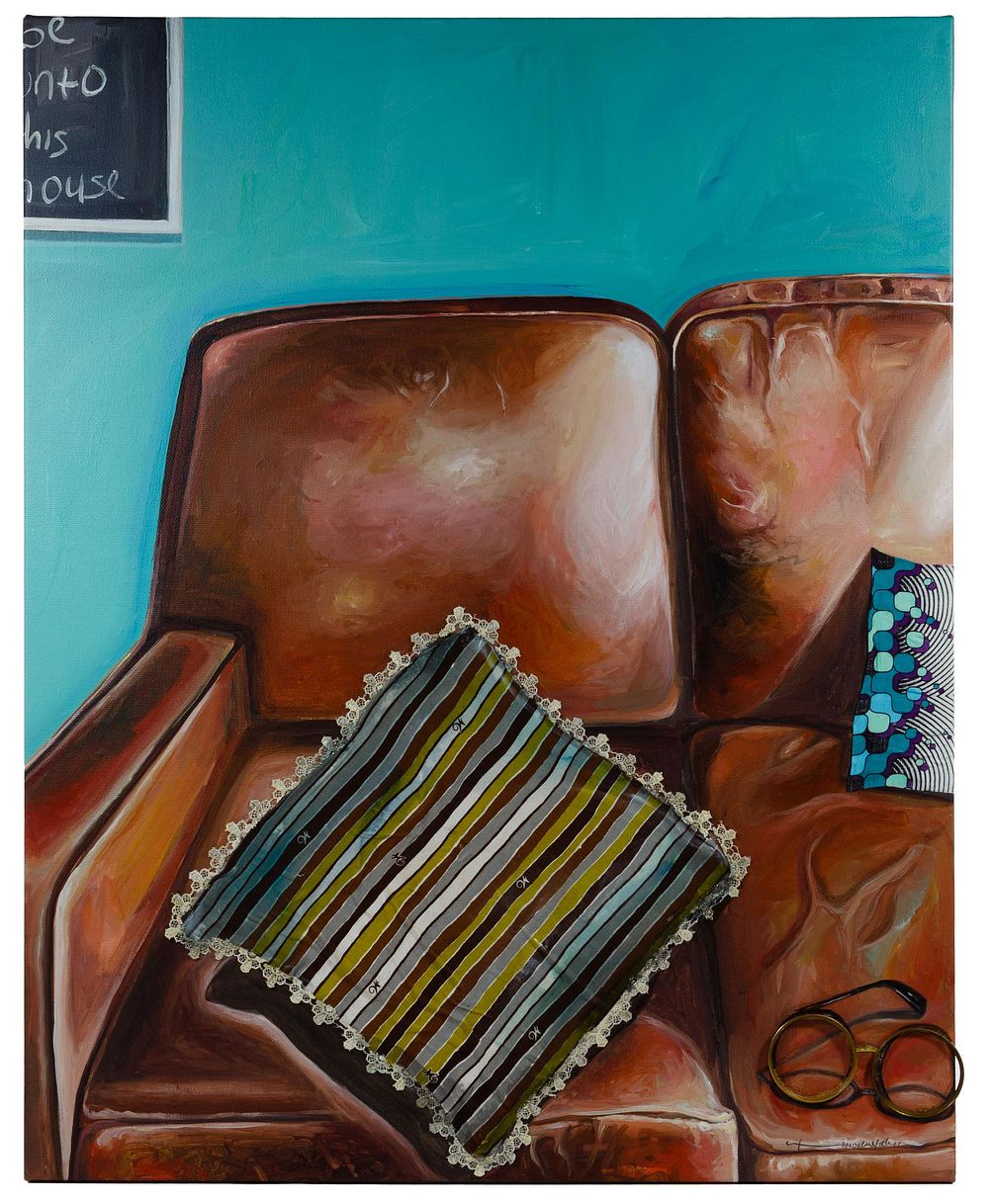 Lot 262: Ndidi Emefiele (British, b.1987) Mixed Media