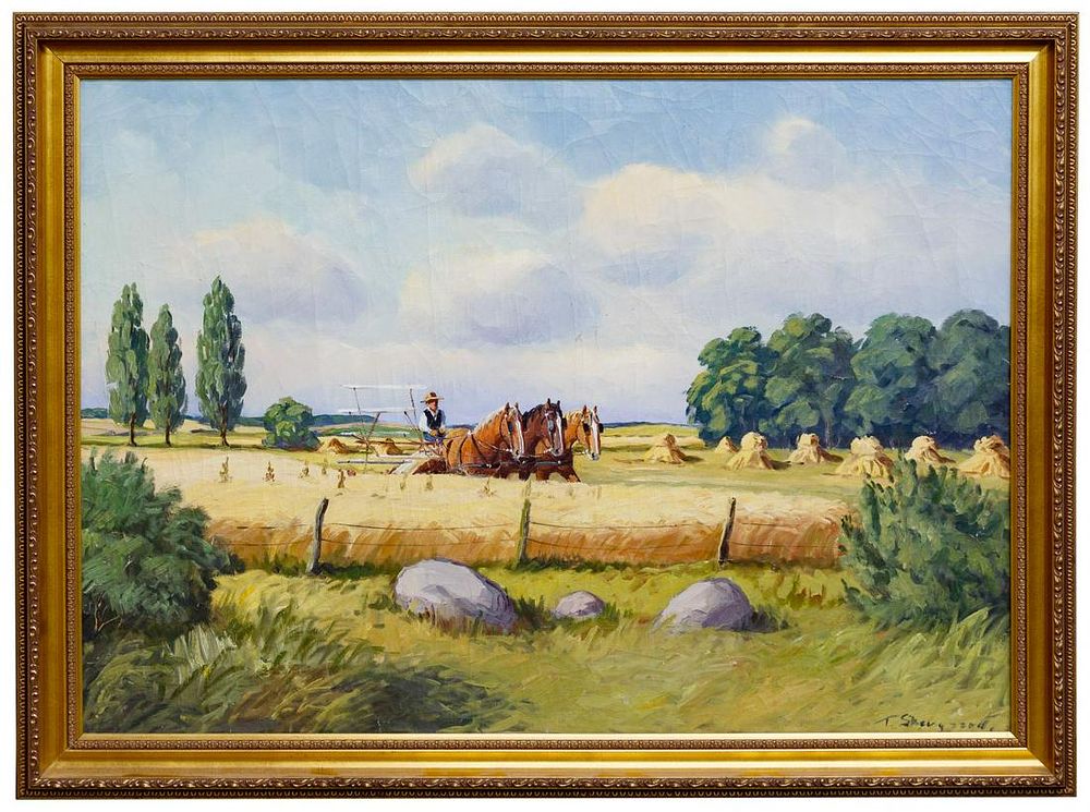 Lot 267: Theodor Skovgaard (Scandinavian, 1913-1993) Oil on