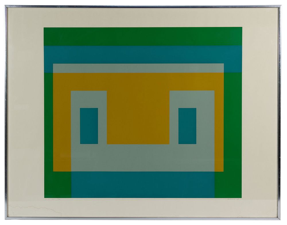 Lot 283: Josef Albers (American / German, 1888-1976) 'Variant I'