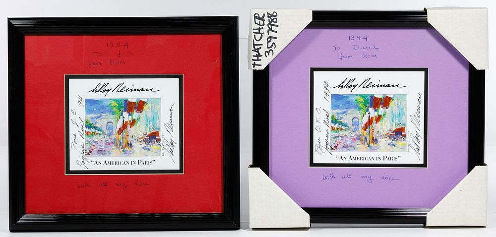 Lot 285: LeRoy Neiman (American, 1921-2012) Autographed