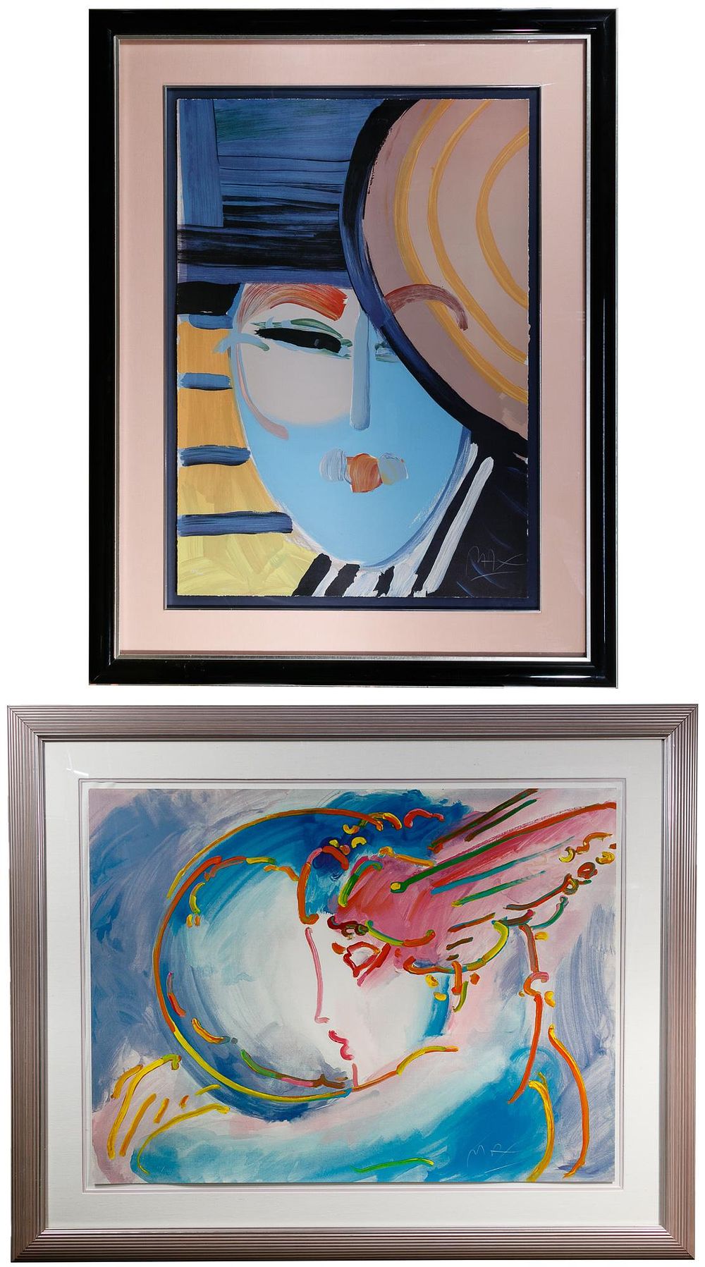 Lot 286: Peter Max (American, b.1937) 'Deco Lady' Lithograph