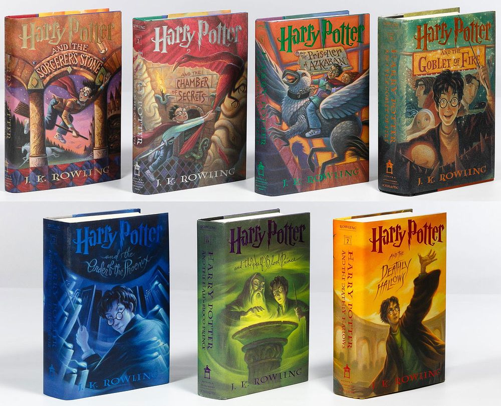 Lot 361: Harry Potter 1st Edition Book Set