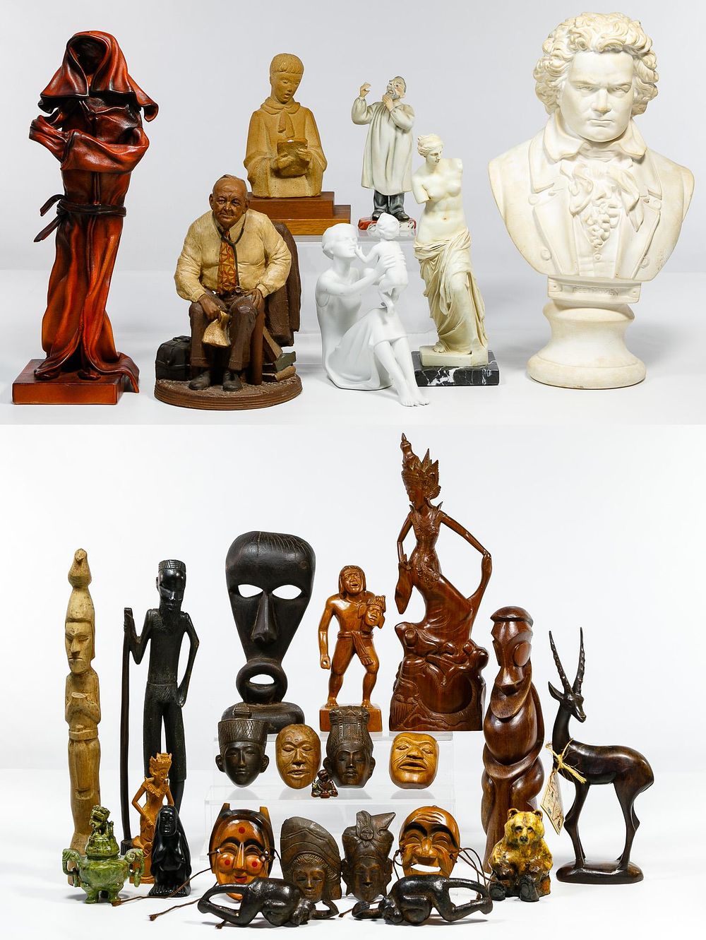 Lot 369: Figurine and Decorative Object Assortment