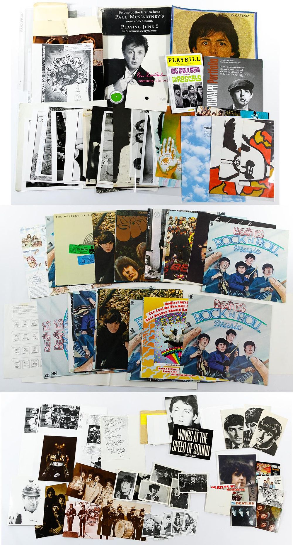 Lot 388: Beatles Photograph and Promotional Assortment