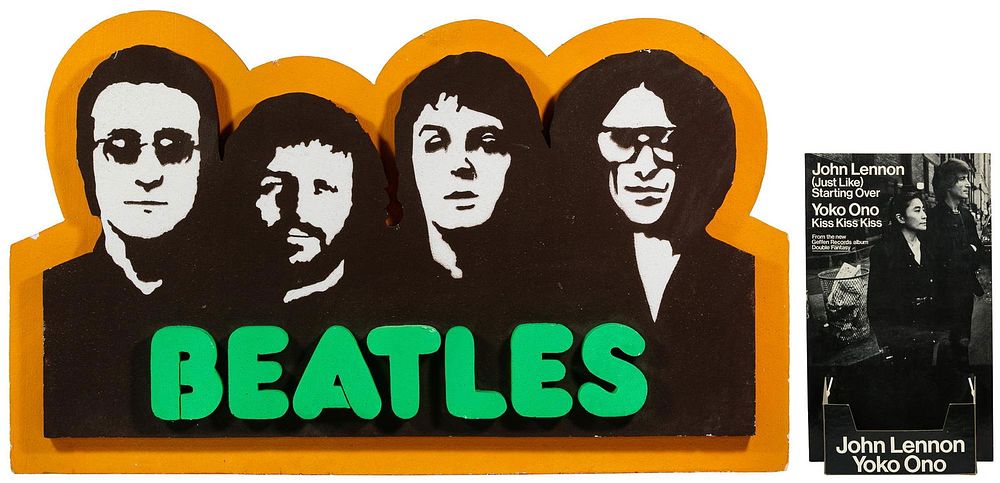 Lot 389: Beatles Store Display