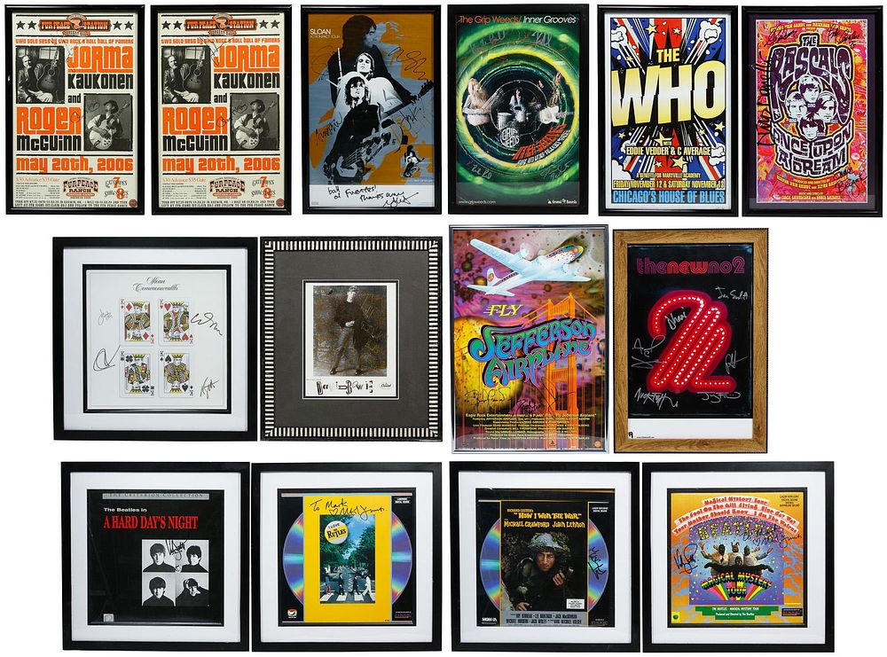 Lot 399: Music Concert Poster Assortment