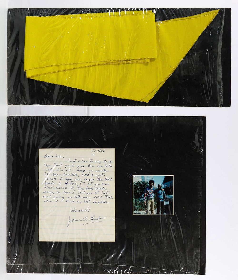 Lot 401: Jimi Hendrix Stage Worn Bandana Scarf