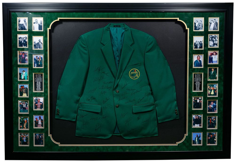 Lot 416: Autographed Masters Tournament Green Jacket