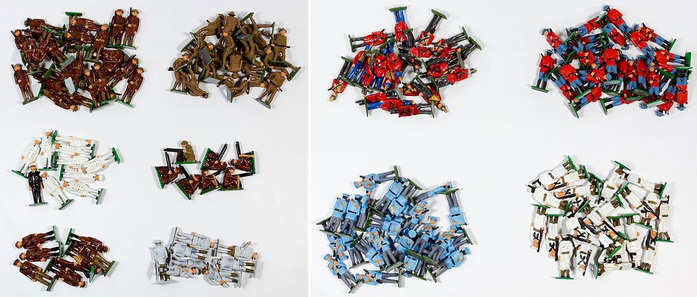 Lot 420: Diecast Metal Military Toy Figure Assortment