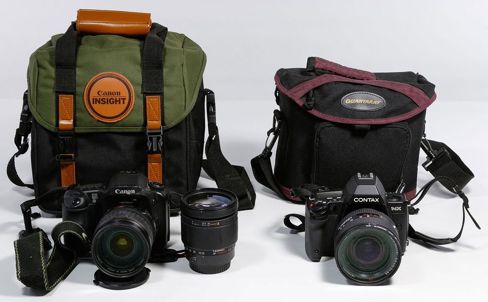 Lot 434: Canon and Contax Camera Assortment