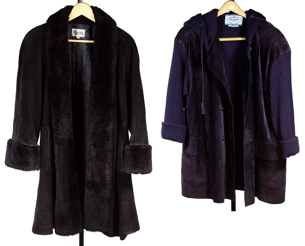 Lot 448: Suede Coat and Prada Suede Jacket