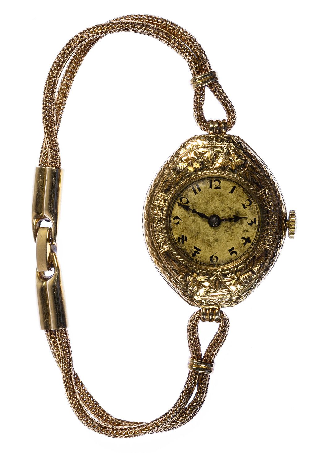 Lot 523: Blancpain LeCoultre 14k Rose Gold Case and Band Ladies