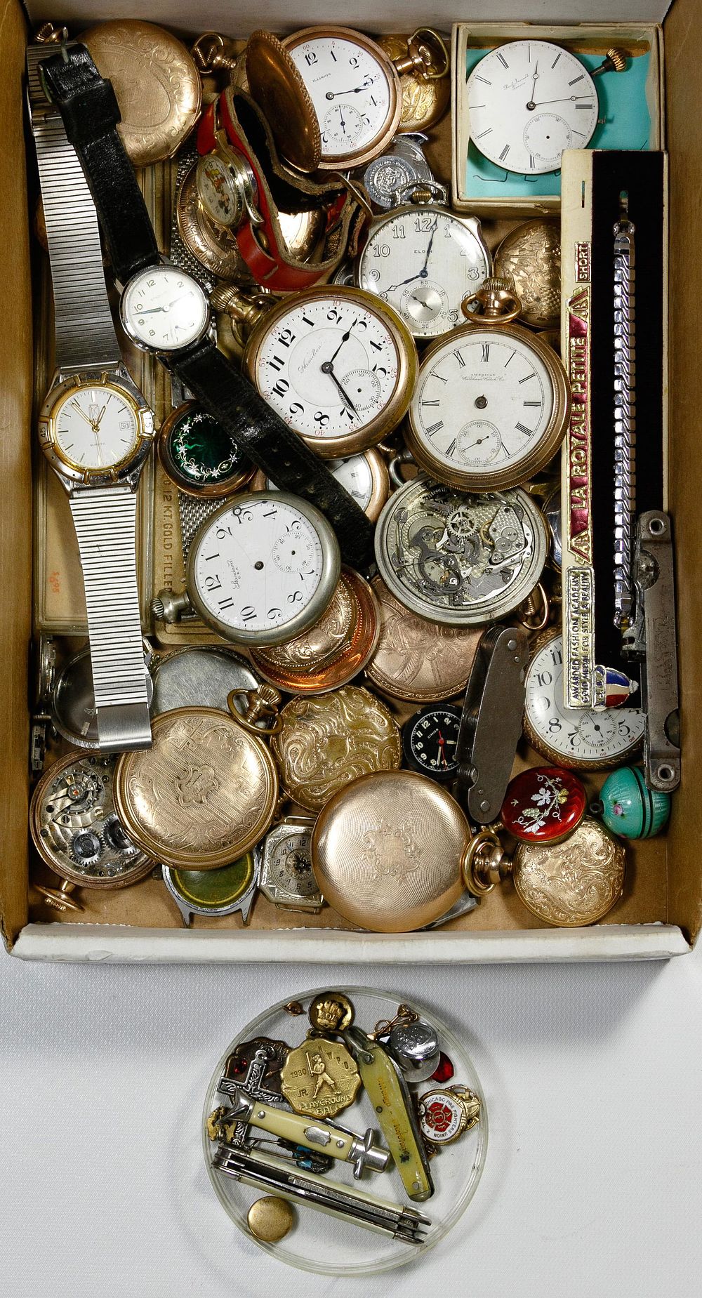 Lot 529: Pocket Watch and Wrist Watch Assortment