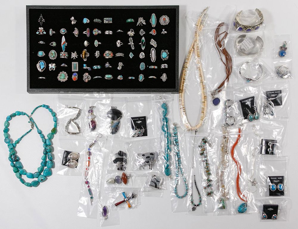 Lot 535: Sterling Silver Jewelry Assortment
