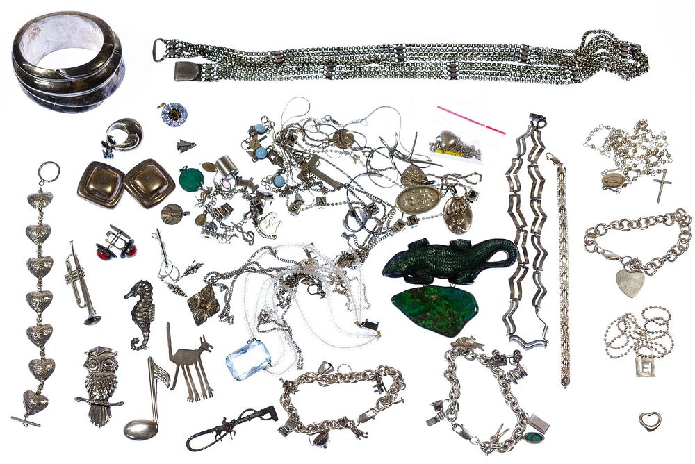 Lot 536: Sterling Silver Jewelry Assortment