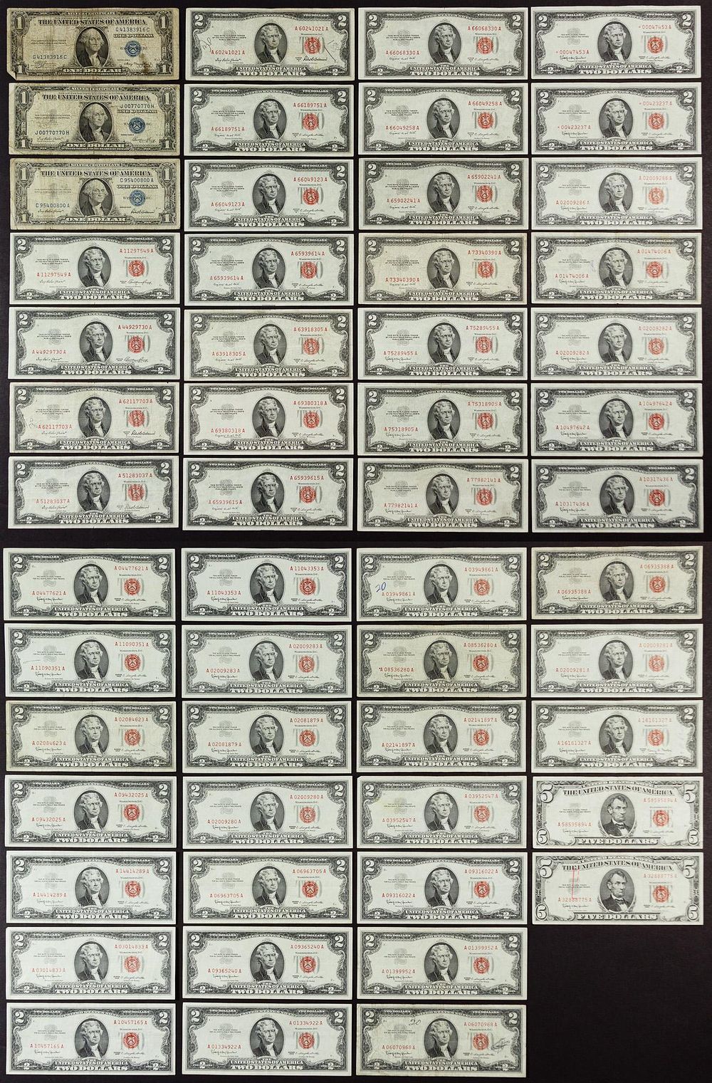 Lot 569: US Currency Assortment