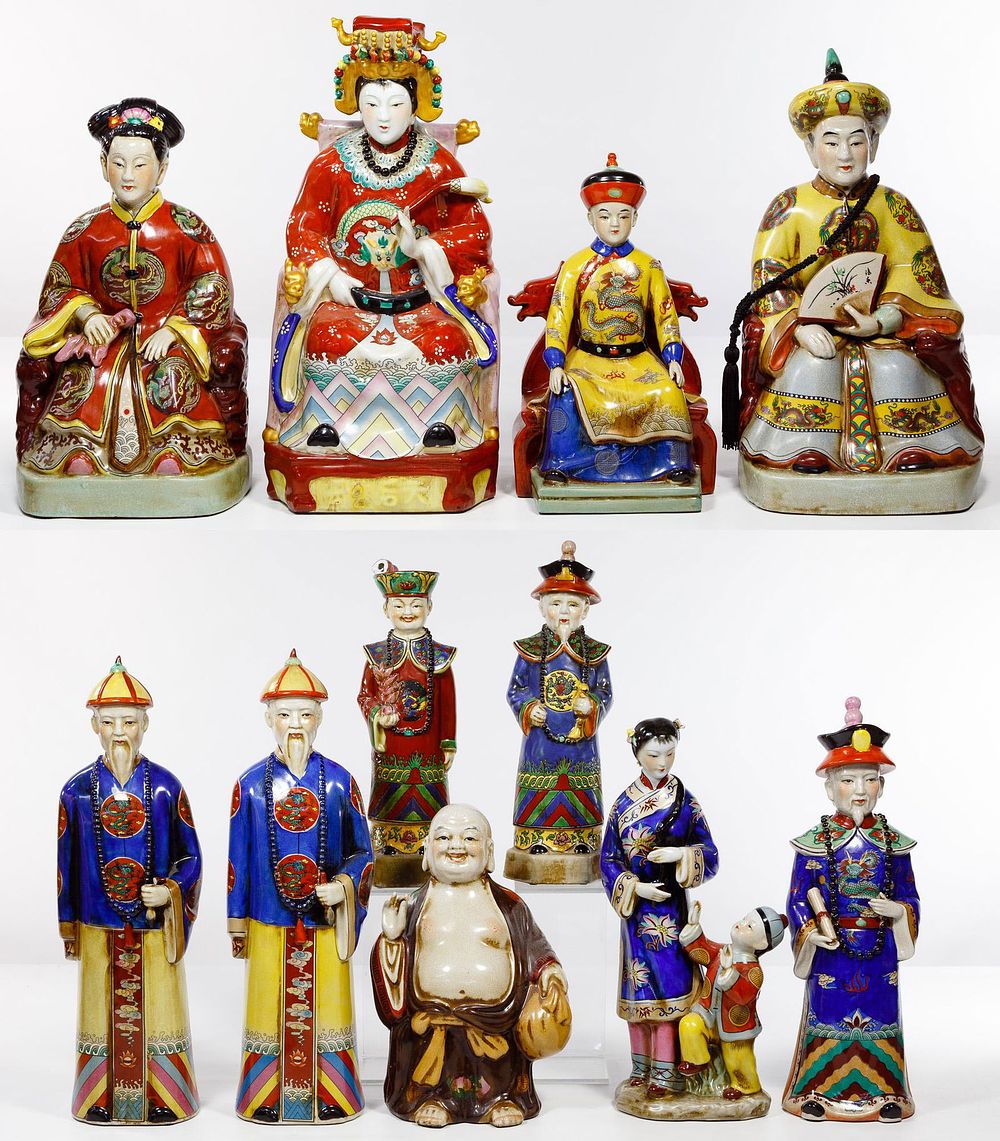 Lot 179: Asian Porcelain Figurine Assortment